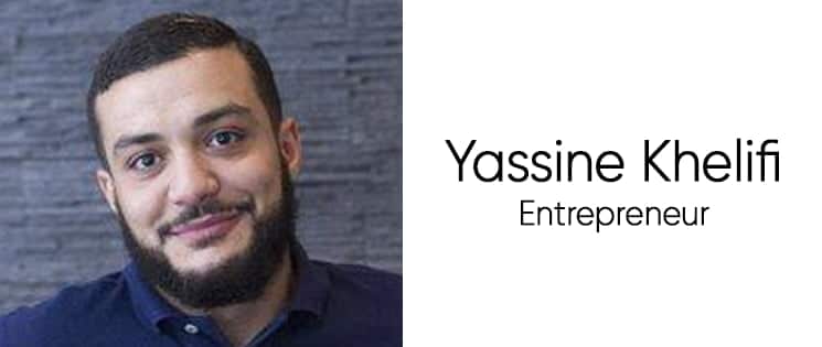 Photo portrait de Yassine Khelifi, entrepreneur