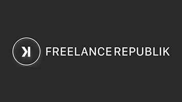 Logo Freelance Republik sur fond noir