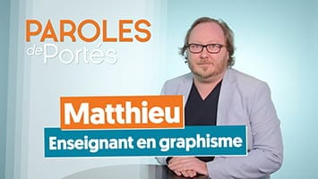 Interview de Matthieu, enseignant en graphisme, salarié porté Prium Portage