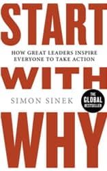 Couverture du livre "Start with WHY" de Simon Sinek