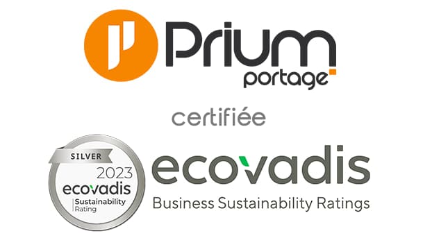 Prium Portage certifiée Ecovadis reçoit la médaille d'argent 2023