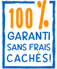 Logo garanti sans frais cachés